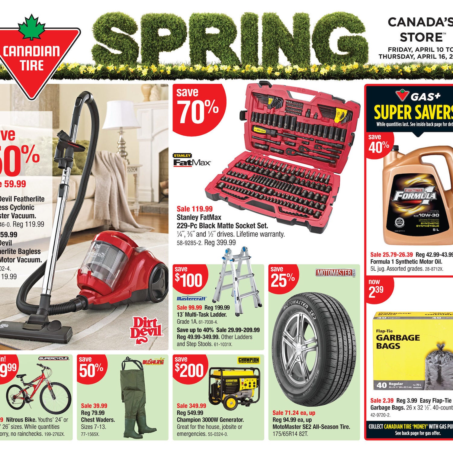 Canadian Tire Weekly Flyer Weekly Flyer Apr 9 16