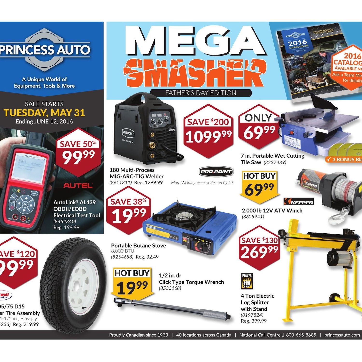 Princess Auto Weekly Flyer Mega Smasher Father s Day Edition