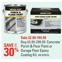 Concerete Porch & Floor Paint Or Garage Floor Epoxy Coating Kit
