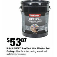 Black Knight Roof Seal 18.9 L Fibrated Roof Coating