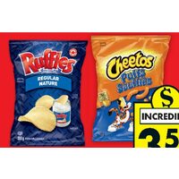 Ruffles Potato Chips, Doritos or Cheetos Snacks