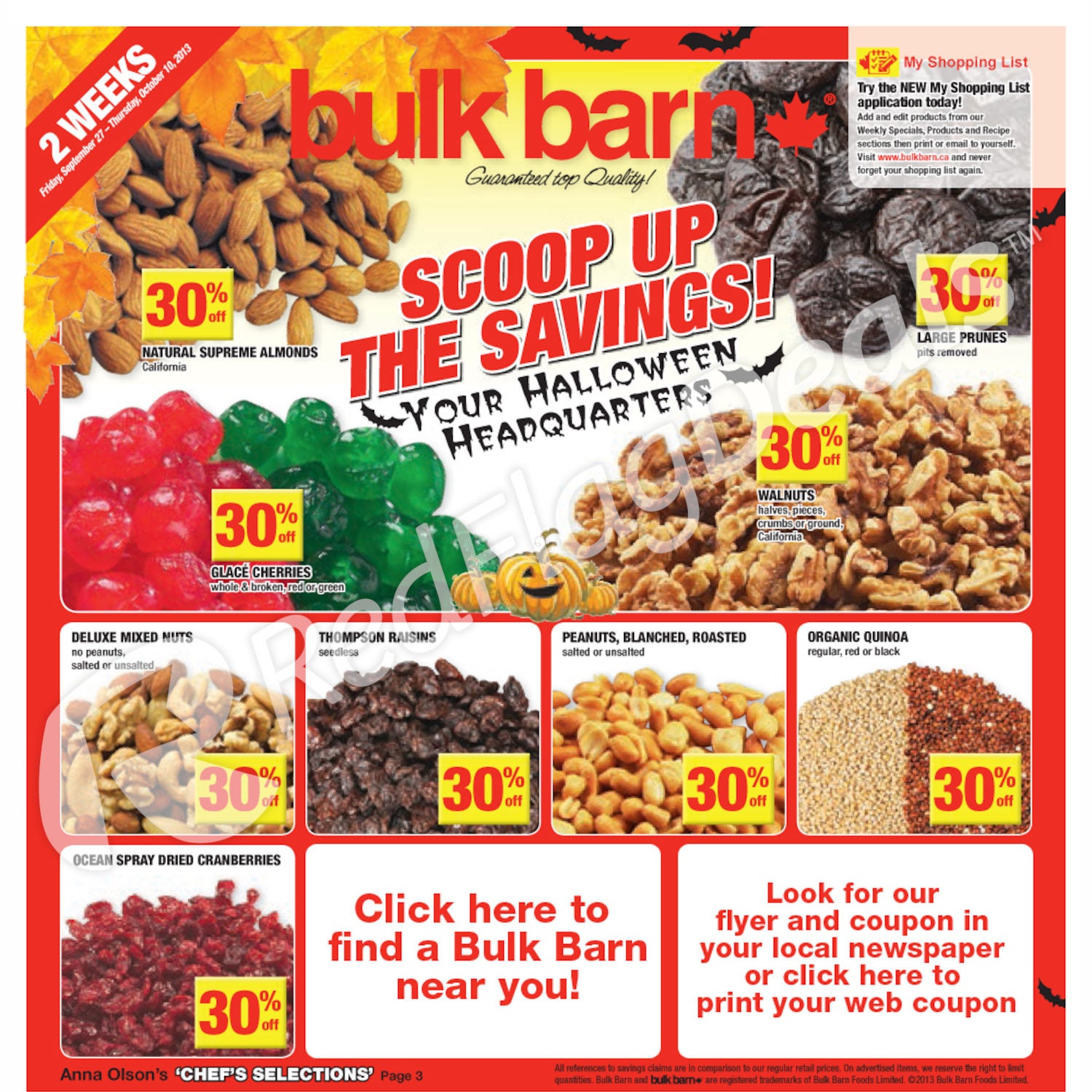 Bulk Barn Weekly Flyer 2 Weeks Scoop Up The Savings Sep 27