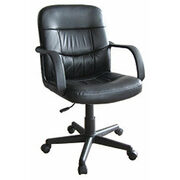 Mid Back Leather Office Chair - $39.97 ($5.00 off)