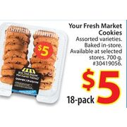 Your Fresh Market Cookies - $5.00