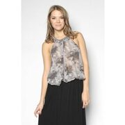 Printed Blouse With Embellished Neckline - $14.95 ($11.05 Off)