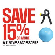 Save 15% or More on All Fitness Accessories