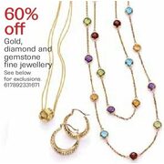 60% Off Gold, Diamond, and Gemstone Jewellery