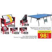5-In-1 Table Or Ping-Pong Table - $98.00 ($40.00 Off)