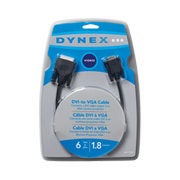 Dynex 1.8m DVI-to-VGA Cable - $9.95 (50% off)