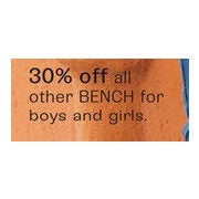 All Other Bench Items For Boys' & Girls - 30% off