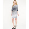 Diamond Print Knit Boat Neck Dress - $99.99 (29% off)