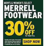 Select Merrell Footwear - 30% off