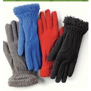 Isotoner Smarttouch Stretch Fleece Glove With Sherpa Trim  - $14.99