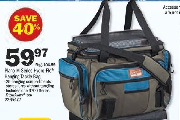 Bass Pro Shops: Plano M-Series Hydro-Flo Hanging Tackle Bag 