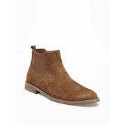 Sueded Chelsea Boots For Men - $50.00 ($9.94 Off)