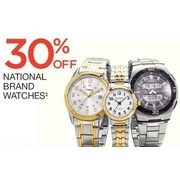 National Brand Watches - 30% off
