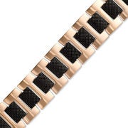 Men's Mesh Link Bracelet In Two-tone Stainless Steel - 8.5 - $64.50 ($64.50 Off)