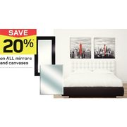 All Mirrors and Canvases - 20% off