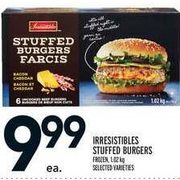 Irresistibles Stuffed Burgers  - $9.99