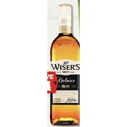 J.P. Wiser's Deluxe Rye Whisky  - $21.99 ($4.00 off)