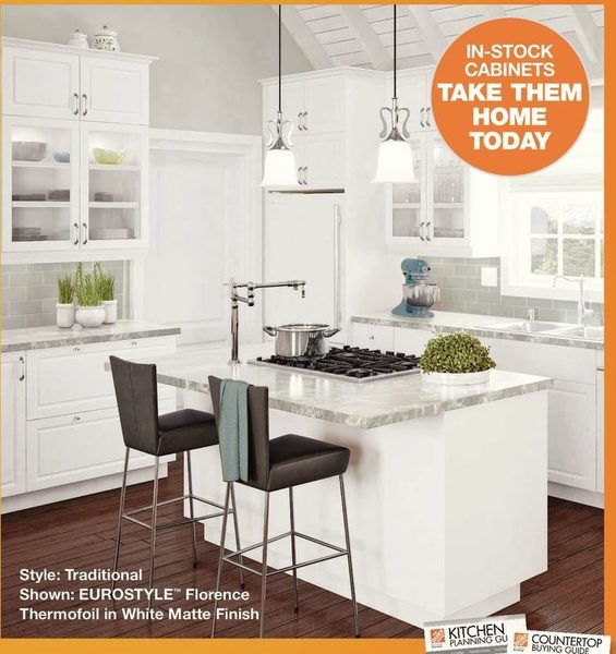 Home Depot Eurostyle In Stock Ready To Assemble Cabinets