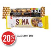 20% Off Selected Nut Bars