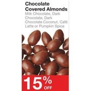 Chocolate Covered Almonds - 15% off
