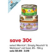 Merrick, Simply Nourish & Wellness Cat Food - $0.69-$3.09 ($0.30 off)
