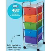 Michaels Recollections 5 Drawer Rolling Cart Redflagdeals Com