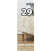 Snow Leopard - Oversized Throw - $29.99