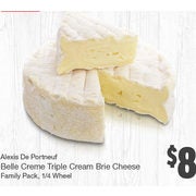 Alexis De Portneuf Belle Creme Triple Cream Brie Cheese - $8.00