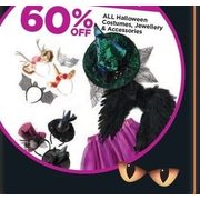 All Halloween Costumes, Jewellery & Accessories - 60% off