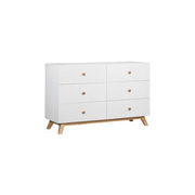 Toys R Us Oxford Baby Visby 6 Drawer Dresser White Natural