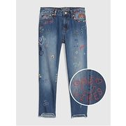 Kids Gap 50th Embroidered Girlfriend Jeans - $65.99 ($48.01 Off)