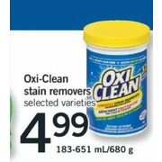 Oxi-Clean Stain Removers - $4.99
