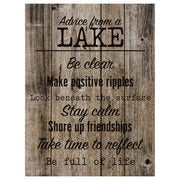 Advice From A Lake Printed Canvas - $13.99 ($11.00 Off)