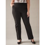 Savvy, Petite, Printed Straight-leg Pant - In Every Story - $9.98 ($9.99 Off)