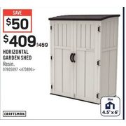 Craftsman Horizontal Garden Shed - $409.00 ($50.00 off)