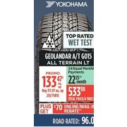 Canadian Tire Yokohama Geolandar A T Go15 All Terrain Lt Tires Redflagdeals Com
