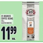 23 Degrees Coffee Beans - $11.99
