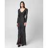Sparkle Knit V-neck Ruched Gown - $28.00 ($170.00 Off)