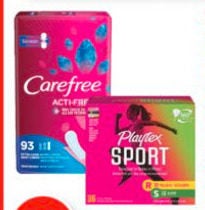 Shoppers Drug Mart Playtex Sport Tampons Carefree Liners Or U By Kotex Pads Redflagdeals Com