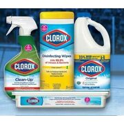 Clorox Disinfecting Cleaners, Wipes Mops Bleach or Pine-Sol Cleaners  - $2.49-$5.99 (Up to $2.50 off)