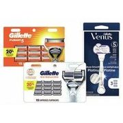 Gillette or Venus Blade Refills or Manual Razors - 25% off