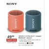 Sony SRSXB13 Extra Bass Compact Bluetooth Speaker  - $49.99 ($30.00 off)
