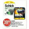 Schick Hydro Sensitive, Gillette Proglide Or Fusion5 Cartridges - $39.99