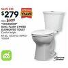 American Standard "Edgemere" Dual Flush 2-Piece Elongated Toilet - $279.00 ($30.00 off)