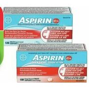 Aspirin Coated Daily Low Dose Tablets or Orange Flavoured Tablets - $15.99