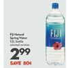 Fiji Natural Spring Water - $2.99 ($0.80 off)