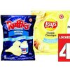 Ruffles or Lay’s Value Size Potato Chips - $4.49